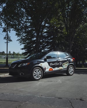 Super Asia foods branded vehicle